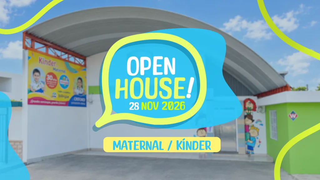 Open House Instituto Educativo Winston, 28 de noviembre de 2026, Maternal y Kínder.