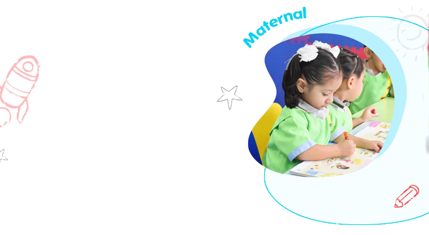 Niños en el nivel Maternal del Instituto Winston